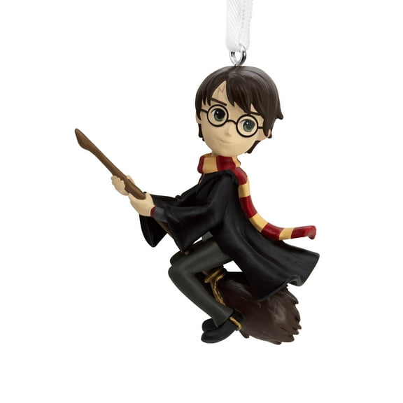 Hallmark Ornament Resin Figural Harry Riding Broom