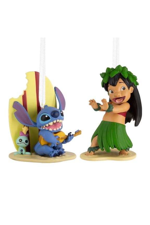 Ornament TPR Figrual Lilo & Stitch Hula Scene