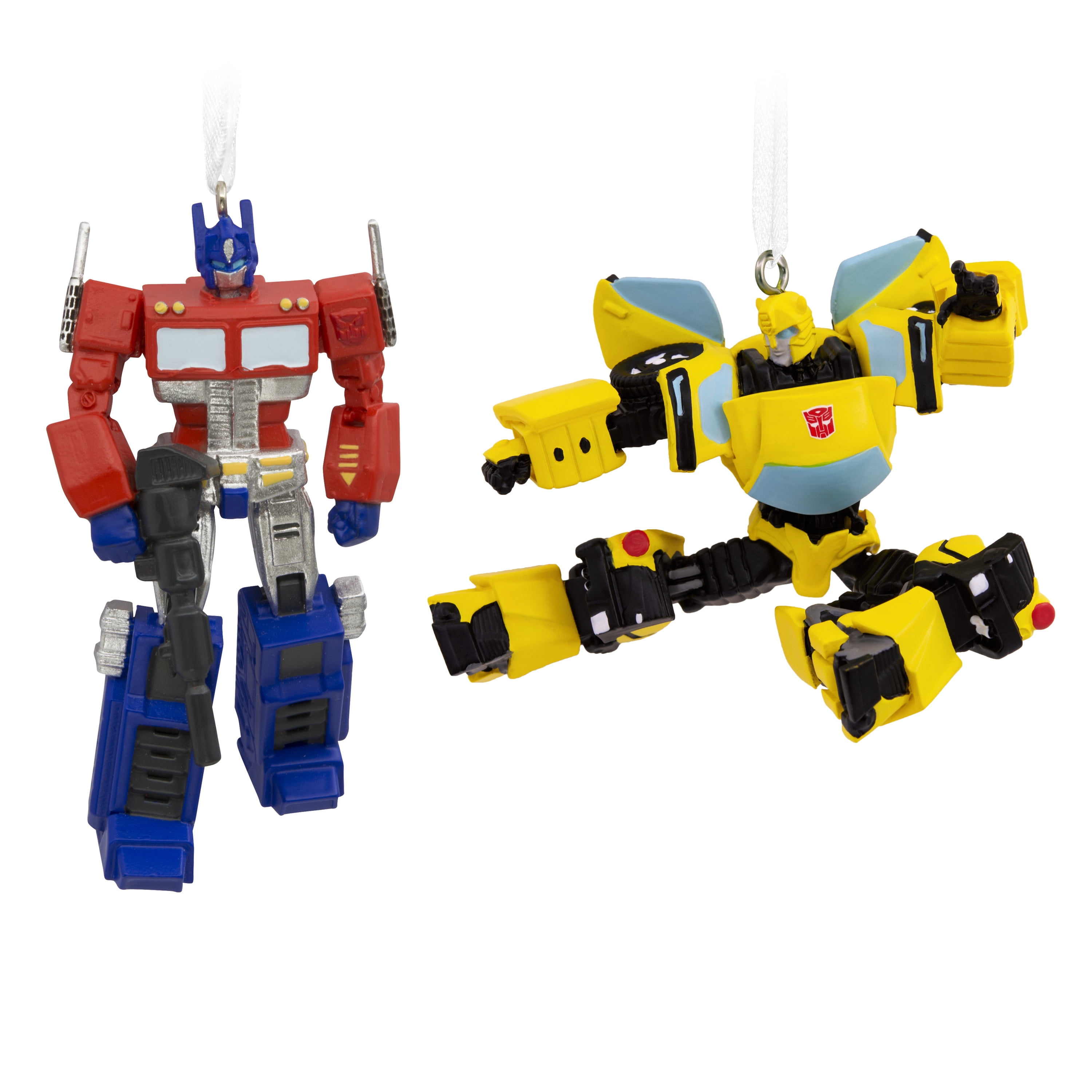 Hallmark Ornaments (Hasbro Transformers Optimus Prime and Bumblebee