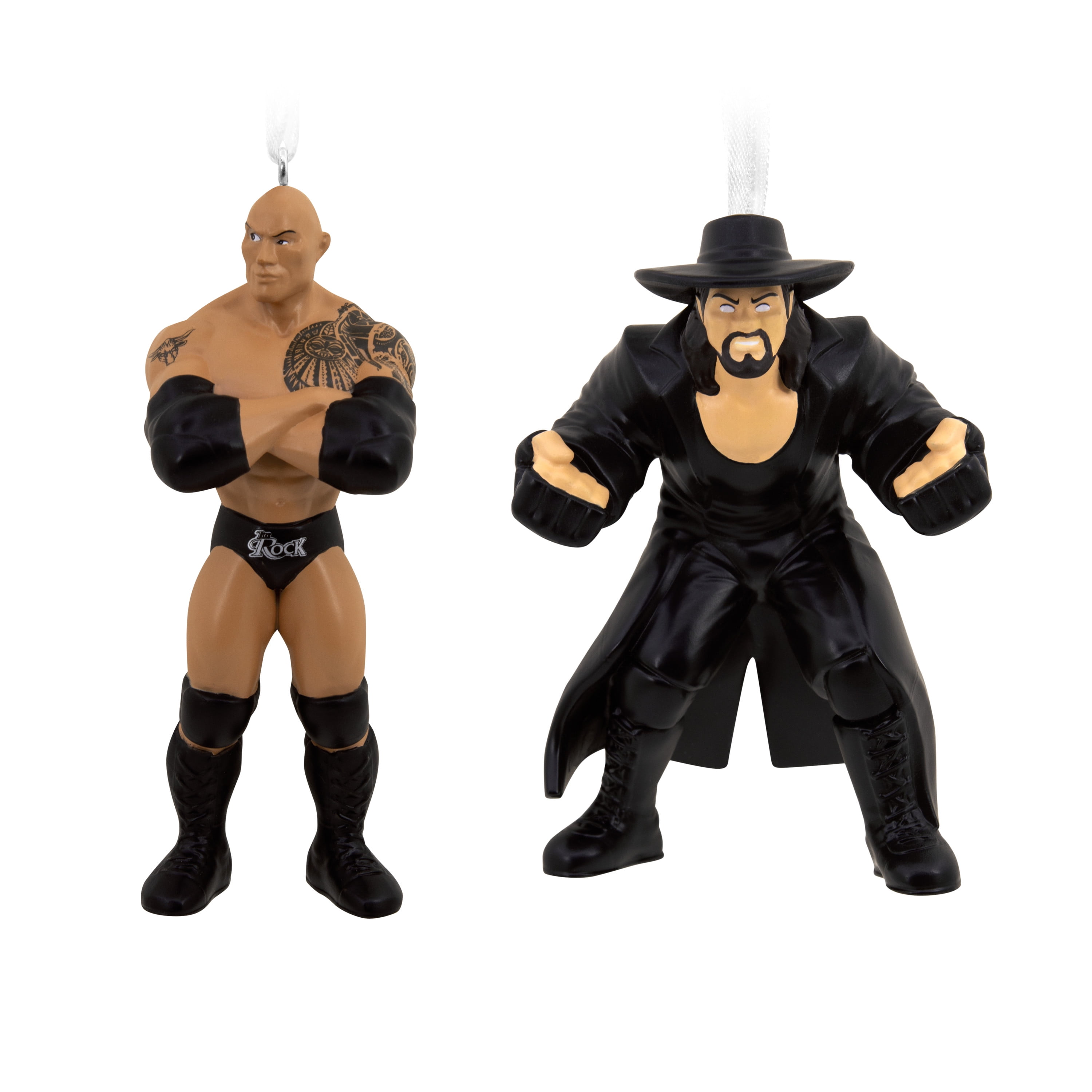 Hallmark Ornaments (WWE The Rock and Undertaker), Set of 2