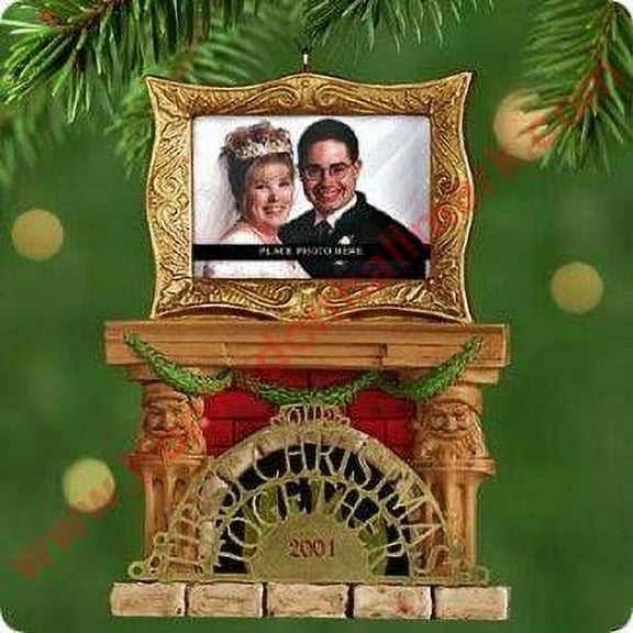 Hallmark - Our First Christmas Together Photo Holder Ornament - 2001