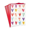 thumbnail image 1 of Hallmark Pack of Valentines Day Cards, Happy Heart Day (6 Valentine's Day Cards with Envelopes), 1 of 4