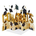 thumbnail image 1 of Hallmark Paper Wonder Jumbo 3D Pop-Up Graduation Card (Congrats With Grad Caps), 1 of 8