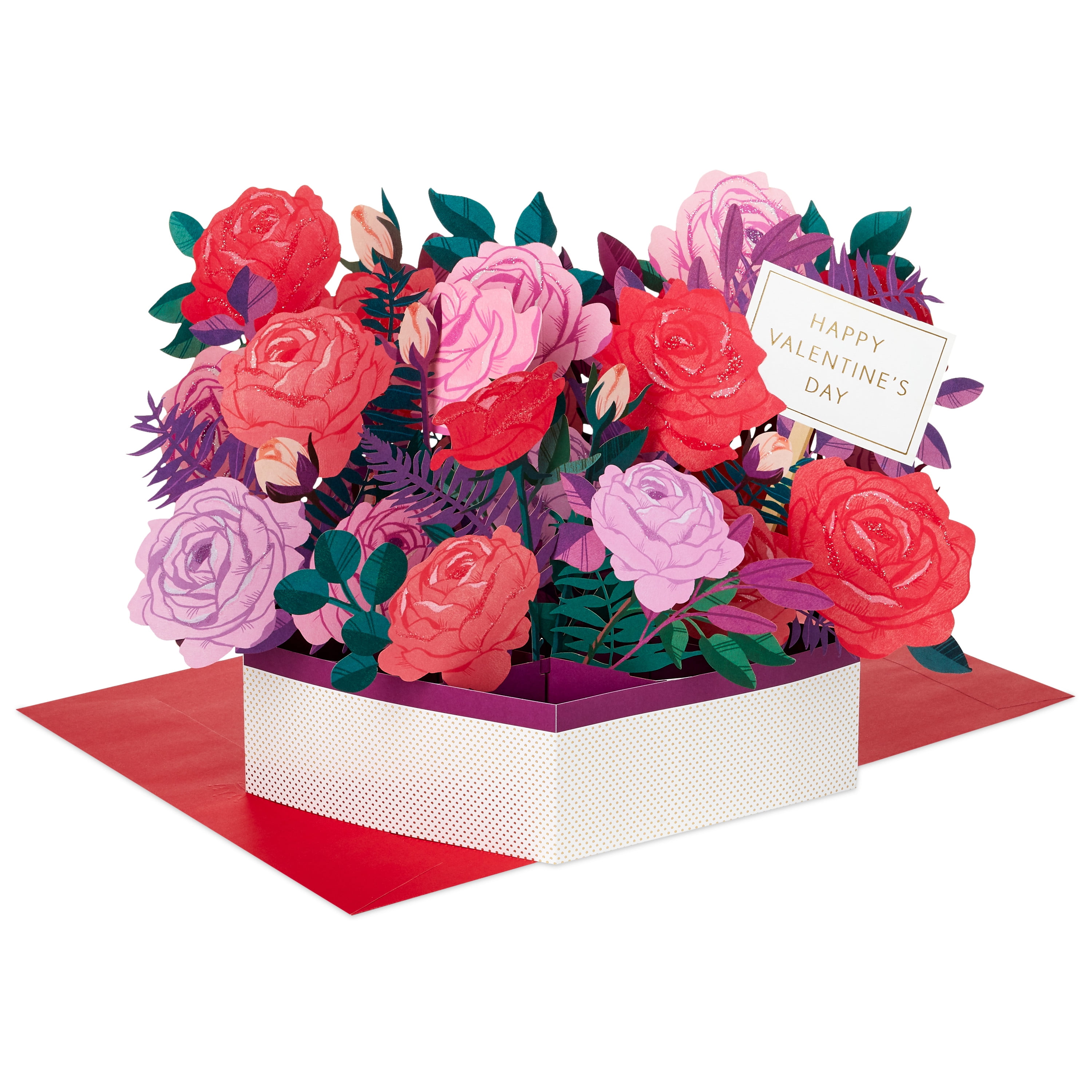 Box of Roses Pop Up Card – Paper Love