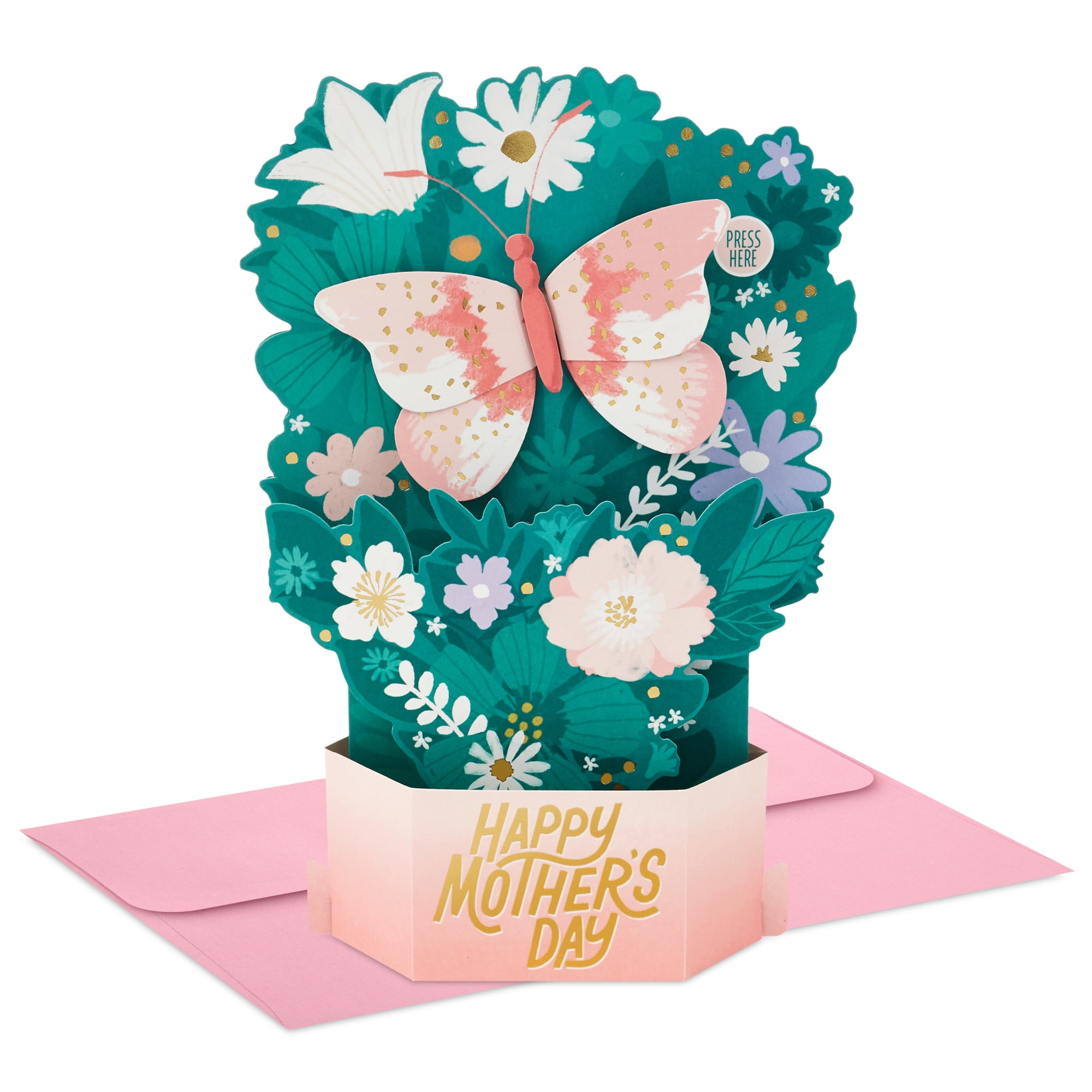 Hallmark Paper Wonder Musical 3D Pop-Up Mother's Day Card With Motion (Have a Lovely Day)