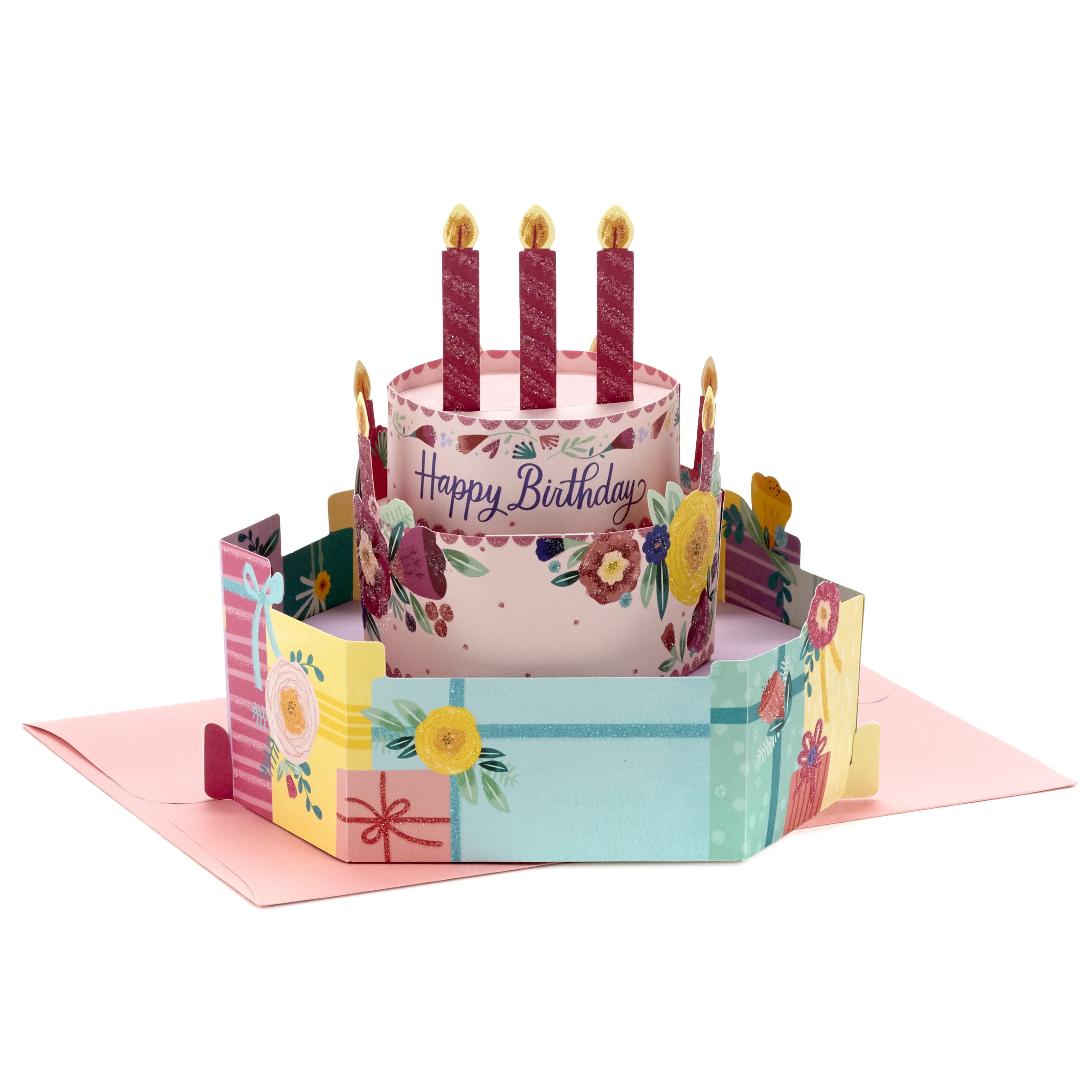 Hallmark Paper Wonder Pop Up Birthday Card for Women (Birthday Cake)