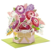 Hallmark Paper Wonder Pop Up Birthday Greeting Card for Women (Bouquet of Flowers)