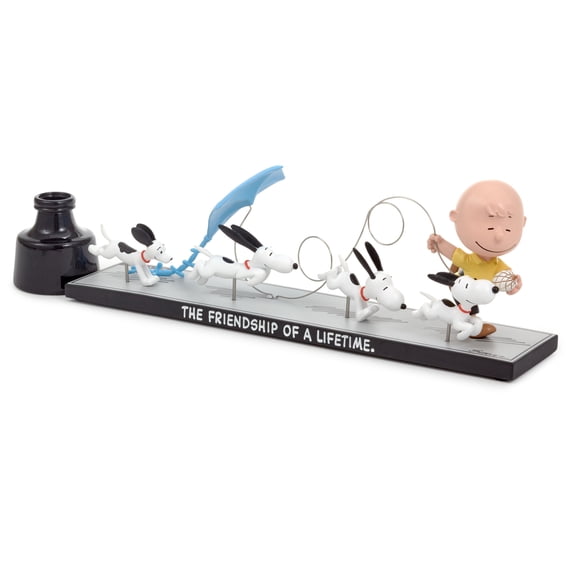 Hallmark Peanuts Figurine (75th Anniversary Friendship of a Lifetime Limited Edition Charlie Brown and Snoopy), 4.25"