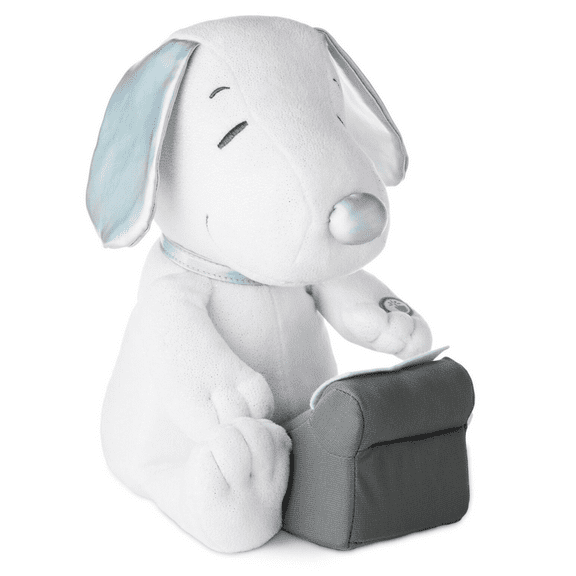 Hallmark Peanuts 75th Anniversary Snoopy With Typewriter Musical Plush New w Tag