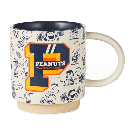 Hallmark Peanuts Athletic Club 18oz Coffee Mug New
