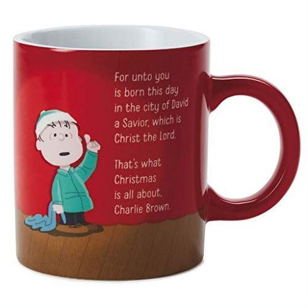 Peanuts linus christmas speech mug Clearance