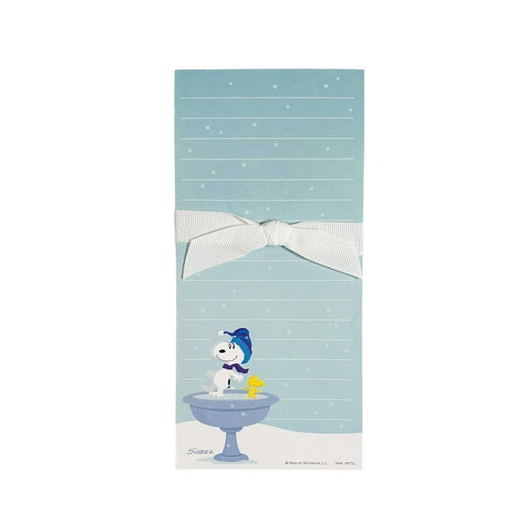 Hallmark Peanuts Snoopy Christmas Magnetic Note Pad - 75 Sheets