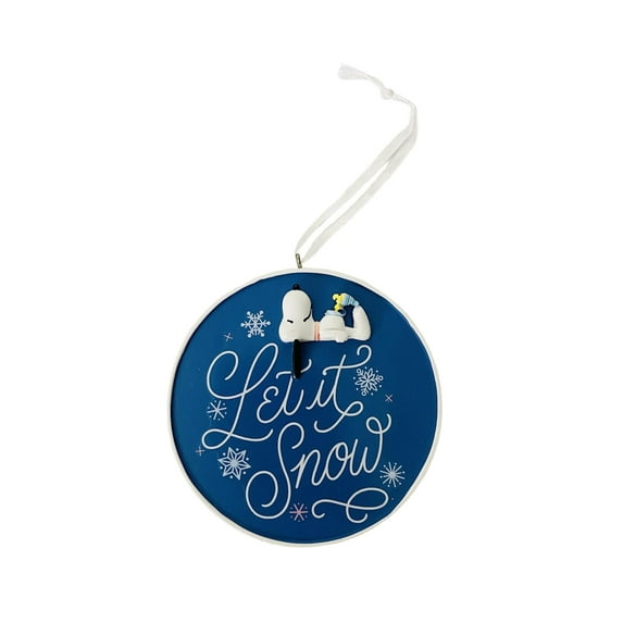 Hallmark Peanuts Snoopy Ornament Let It Snow