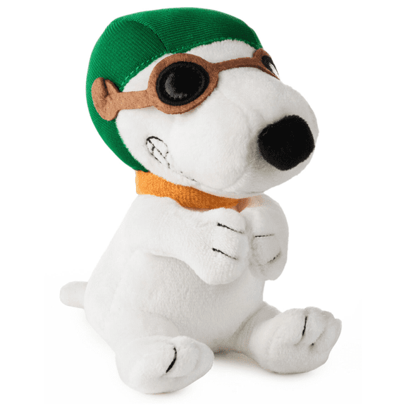 Hallmark Peanuts Snoopy as the Flying Ace Zip-Along Plush Toy New With Tag