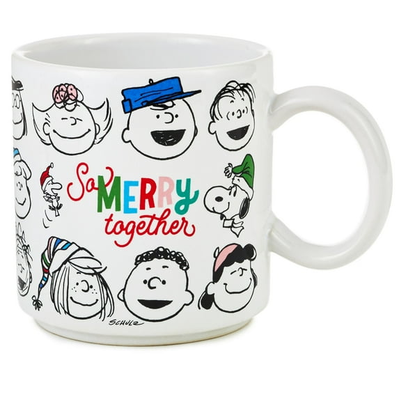 Hallmark Peanuts So Merry Together Ceramic Mug 13.5 oz New