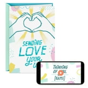 Hallmark Personalized Video Thinking of You Card, Sending Love (Record Your Own Video Greeting)