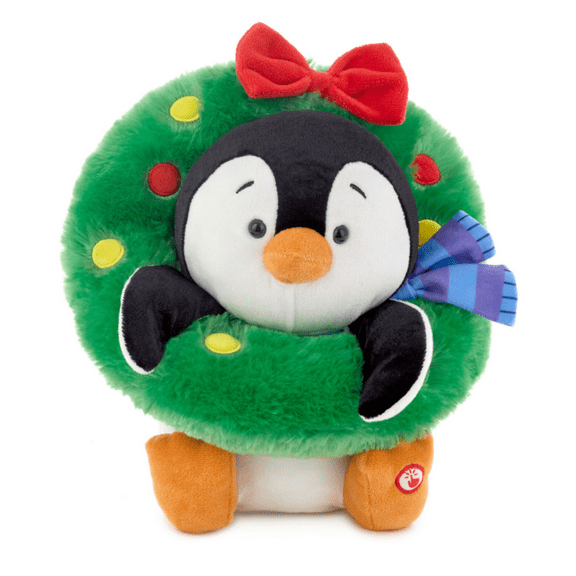 Hallmark Playful Penguins All Decked Out Musical Plush Penguin New with Tag