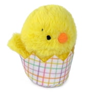Hallmark Easter Plush Toy Zip-Along Chick in Egg, 4" H