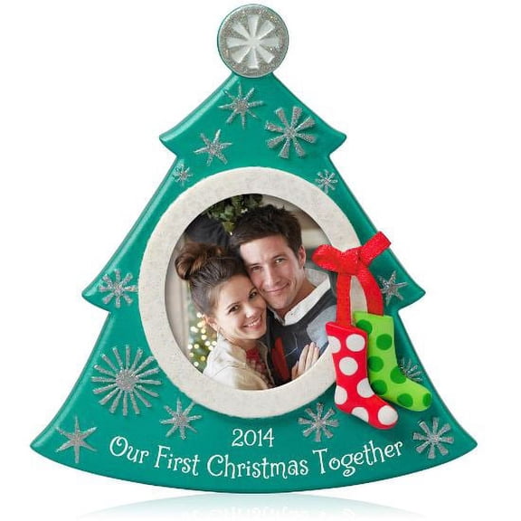 Hallmark Keepsake Ornament Our First Christmas Photo Frame 2014