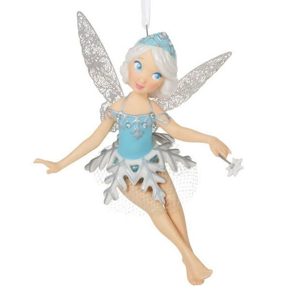 Hallmark QK2032 Fanciful Fairy Porcelain and Metal 2021 Ornament