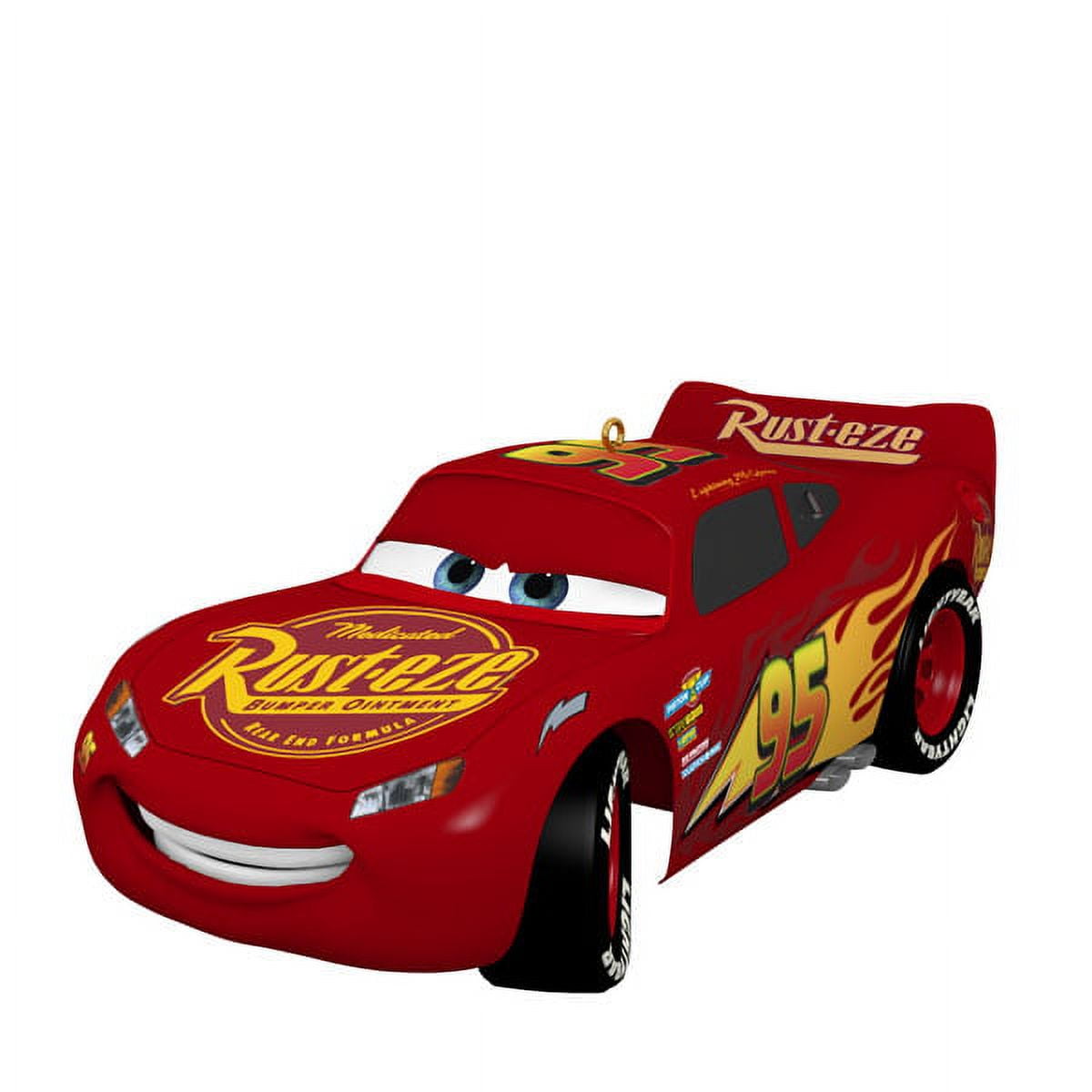 Hallmark QXD6492 Disney/Pixar Cars 15th Anniversary Lightning McQueen With Sound 2021 Ornament
