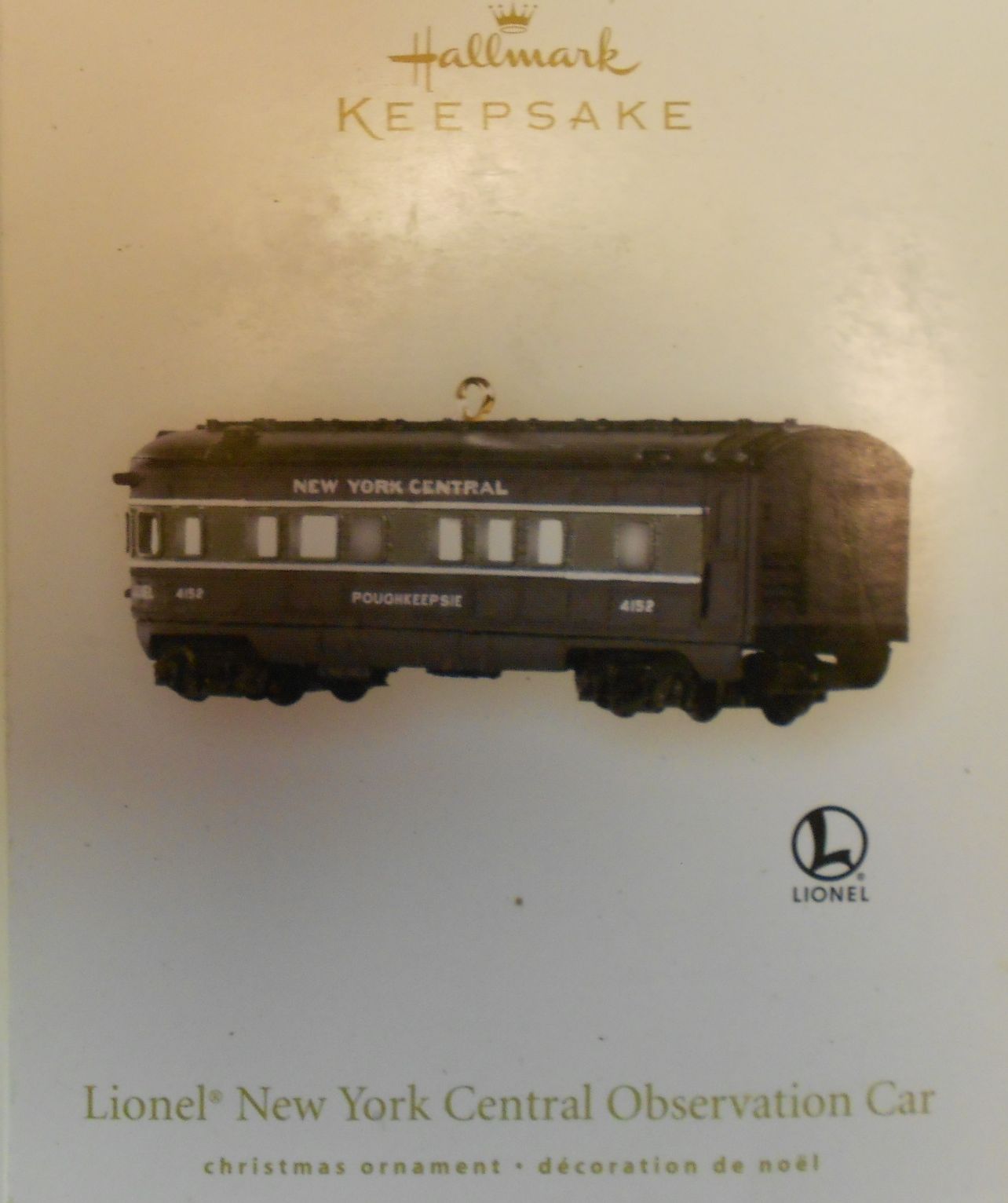 Hallmark Keepsake 2025 Lionel® New York Central Vanderbilt Tender Metal Christmas Ornament-1356478