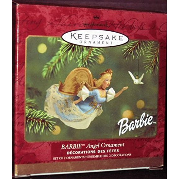 Hallmark QXI6925 Keepsake Ornament 2001 Angel Set of 2