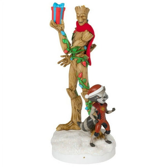 Hallmark QXI7485 Marvel Guardians of the Galaxy Peekbuster With Motion-Activated Sound 2021 Ornament