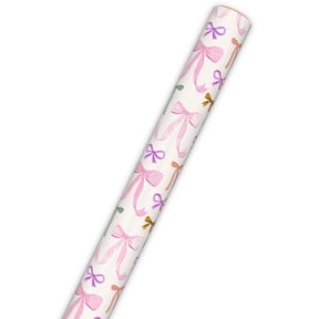 Hallmark Wrapping Paper Roll (Colorful Bows on White) 20 sq. ft.