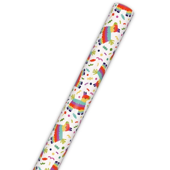 Hallmark Wrapping Paper Roll (Piatas and Candy Confetti) 20 sq. ft.