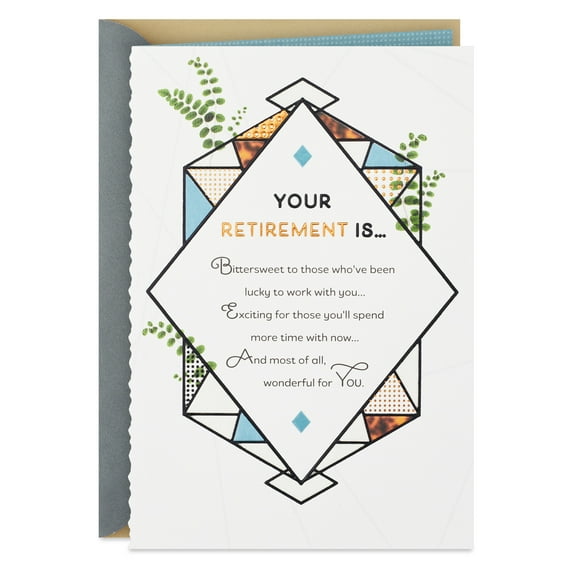 Hallmark Retirement Card from All (Wonderful for You)