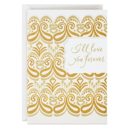 Hallmark Romantic Anniversary Card (I'll Love You Forever)