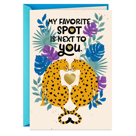 Hallmark Romantic Birthday Card for Him (My Favorite Spot)