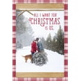 thumbnail image 1 of Hallmark Romantic Christmas Greeting Card (All I Want for Christmas Is Us), 1 of 2