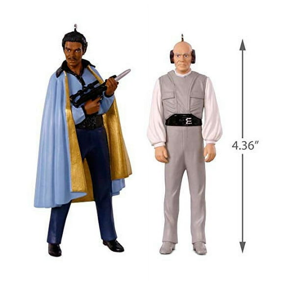Hallmark SDCC 2018 Star Wars: The Empire Strikes Back Lando Calrissian and Lobot Ornaments, Set of 2