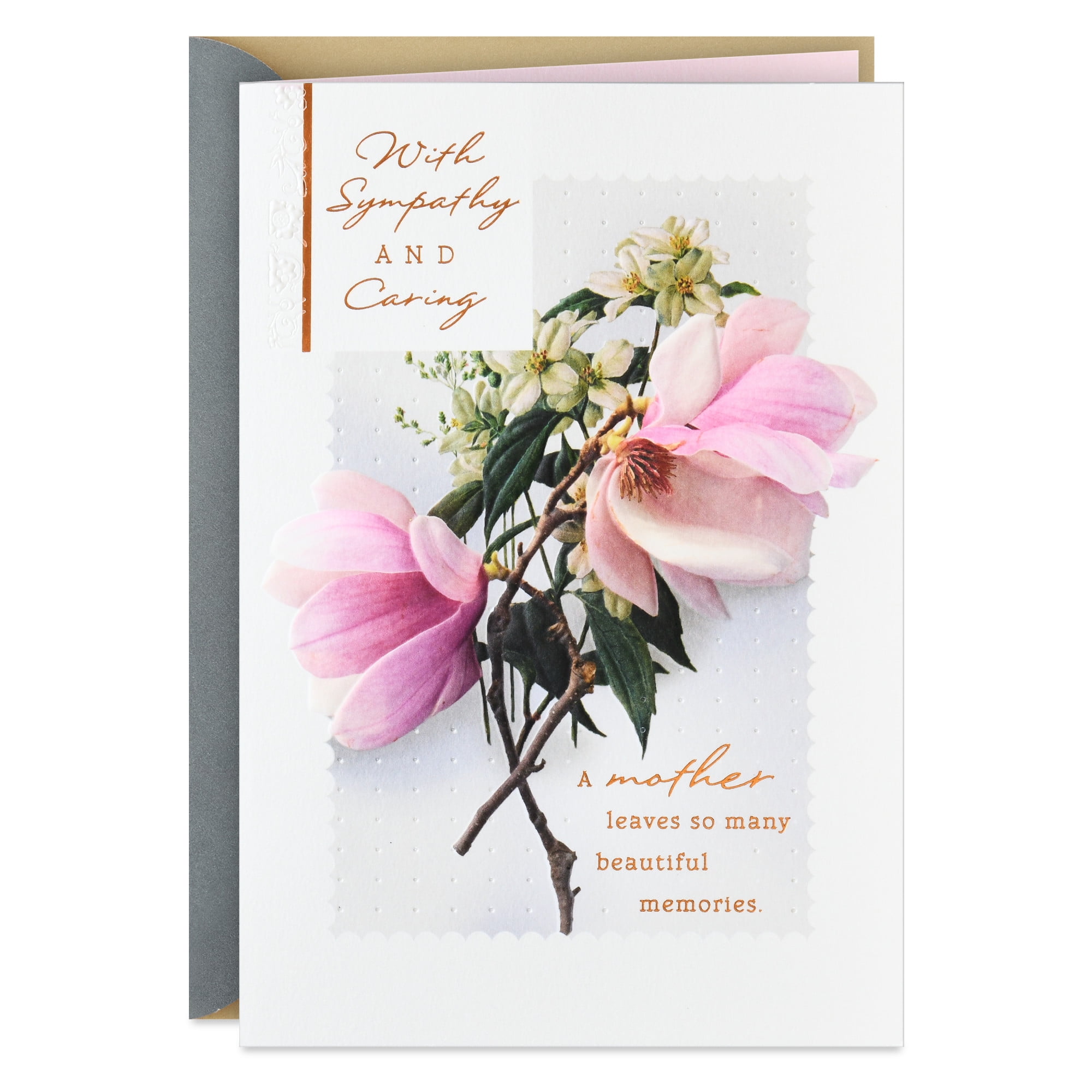 Hallmark Sympathy Card for Loss of Mother (Hold Your Memories of Happy Times)