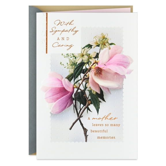 Hallmark Sympathy Card for Loss of Mother (Hold Your Memories of Happy Times)