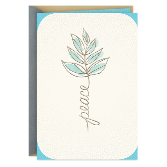 Hallmark Sympathy Card (Wishing You Peace)