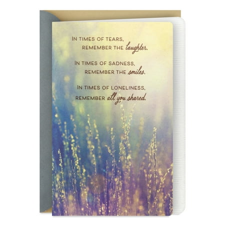 Hallmark Sympathy Card (Loving Memories Forever)