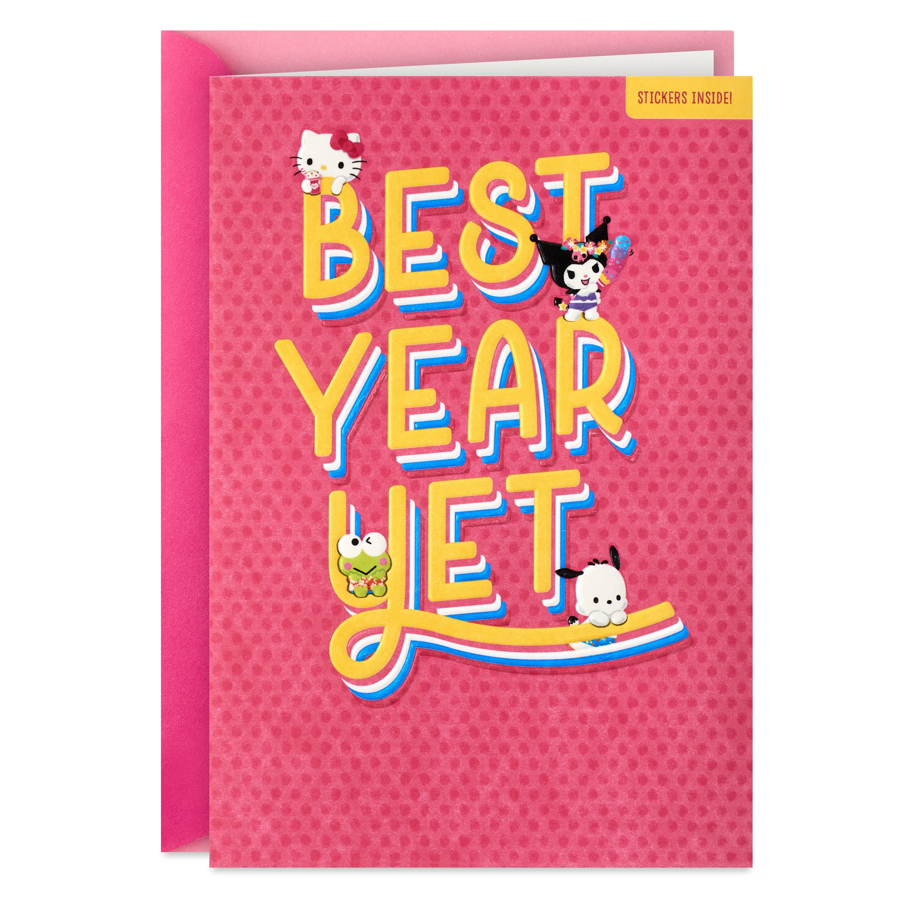 Hallmark Sanrio Hello Kitty and Friends Birthday Card for Kids With ...