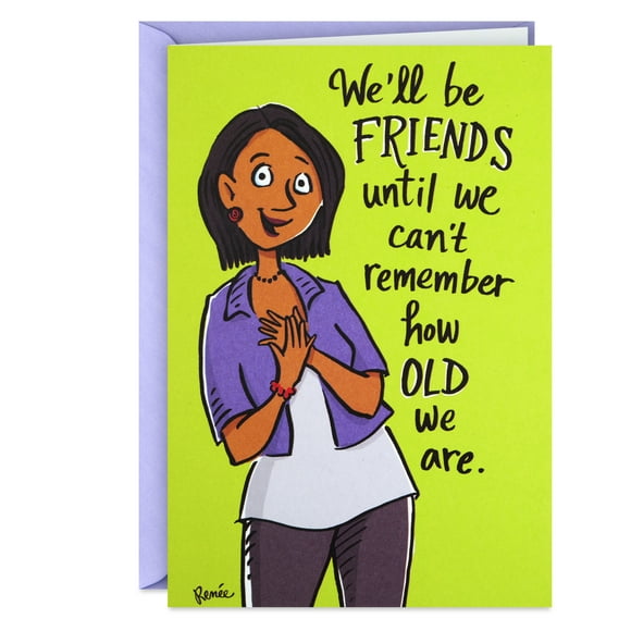 Hallmark Shoebox Funny Birthday Card for Her (Old Friends)