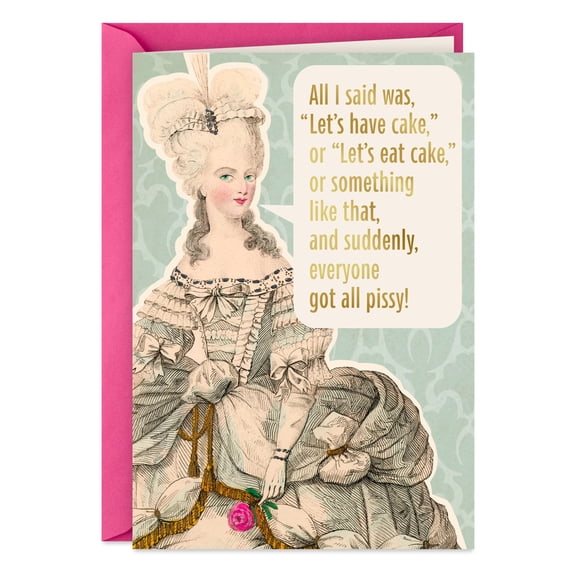 Hallmark Shoebox Funny Birthday Card (Don't Party With Peasants)