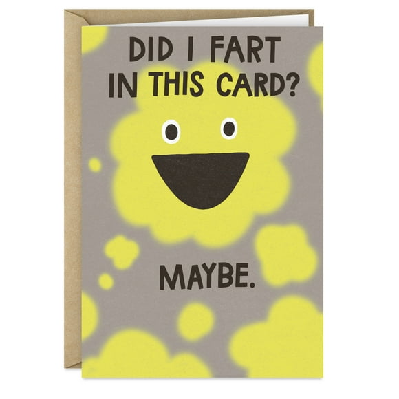Hallmark Shoebox Funny Birthday Card (Fart in a Card)