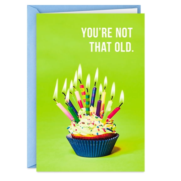 Hallmark Shoebox Funny Birthday Card (You're Not That Old)