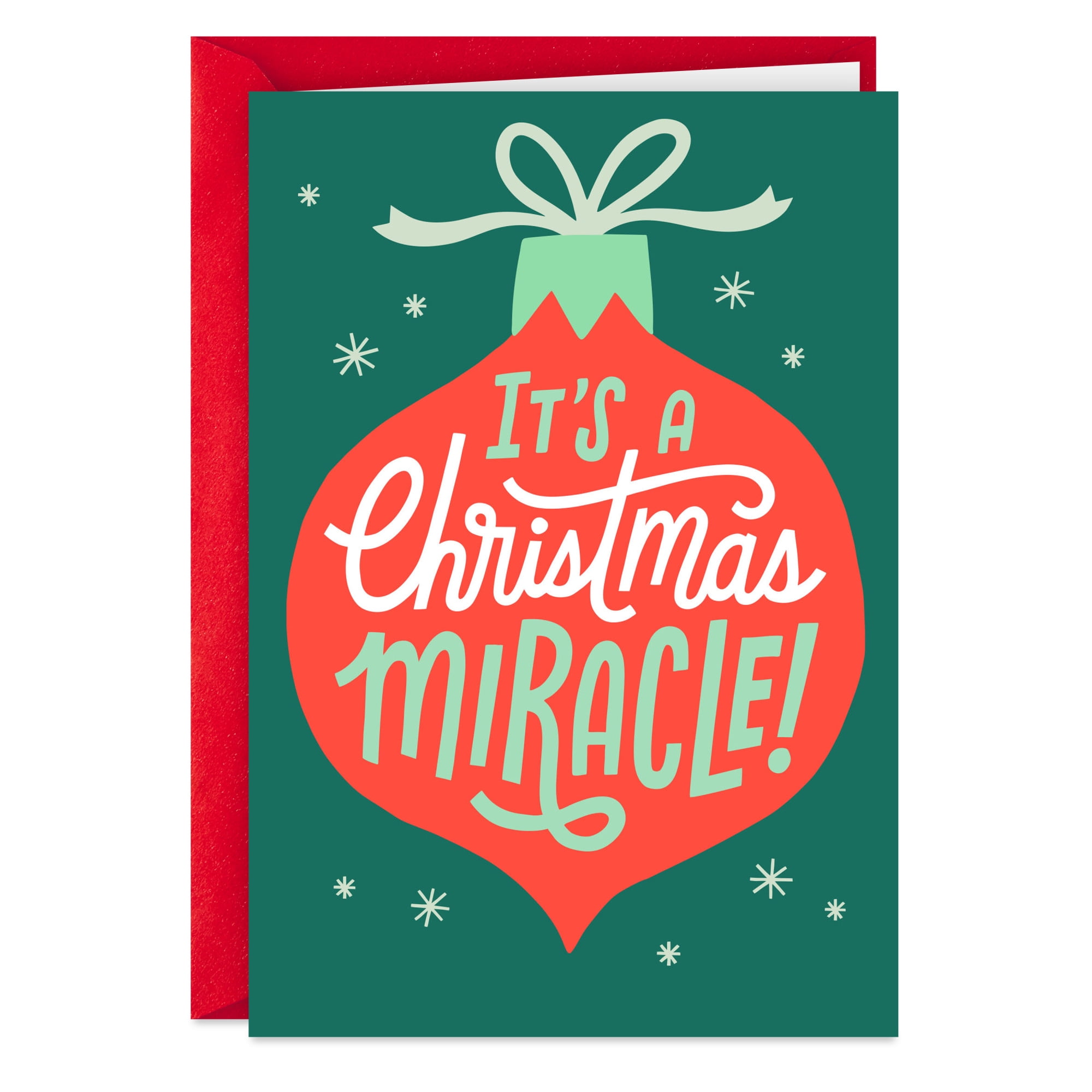 Hallmark Shoebox Funny Christmas Card (It's a Christmas Miracle)