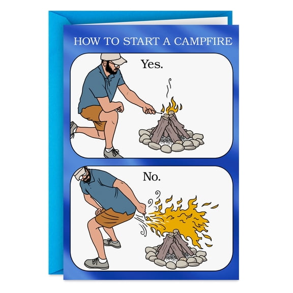 Hallmark Shoebox Funny Father's Day Card (Get Fired Up)