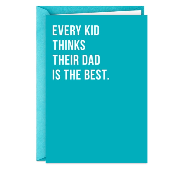 Hallmark Shoebox Funny Father's Day Card (You're the Best)