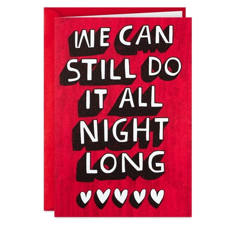 Hallmark Shoebox Funny Valentine's Day Card (Let's Do It All Night Long)
