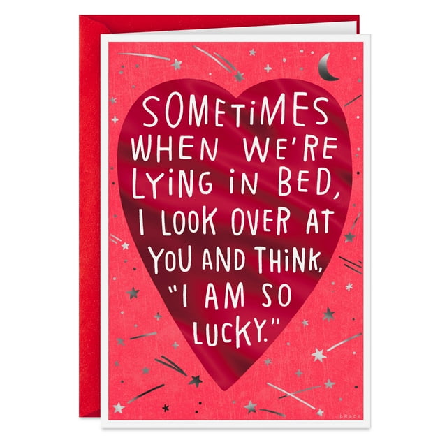 Hallmark Shoebox Funny Valentine's Day Greeting Card (Still Lucky)