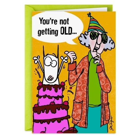 Hallmark Shoebox Maxine Funny Birthday Card (You're Not Getting Old)